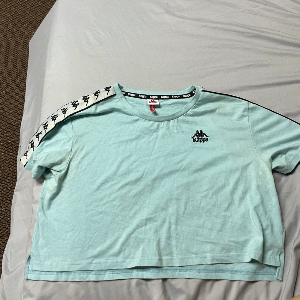 Light blue kappa top